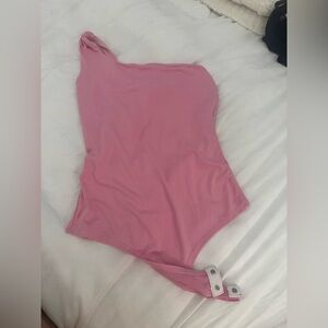Pink bodysuit